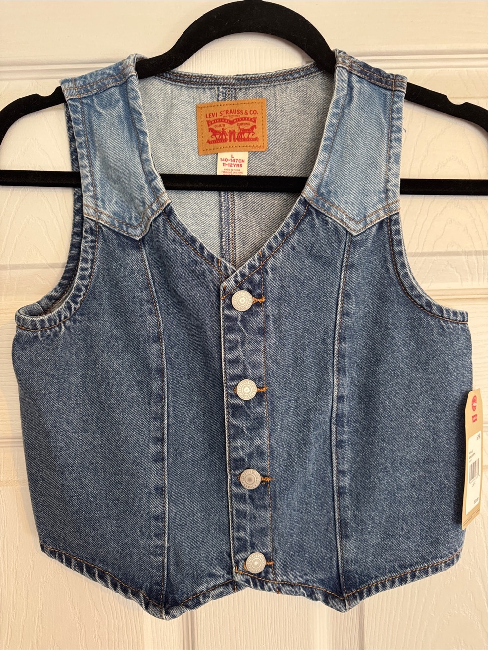 Kids Levi Denim Vest